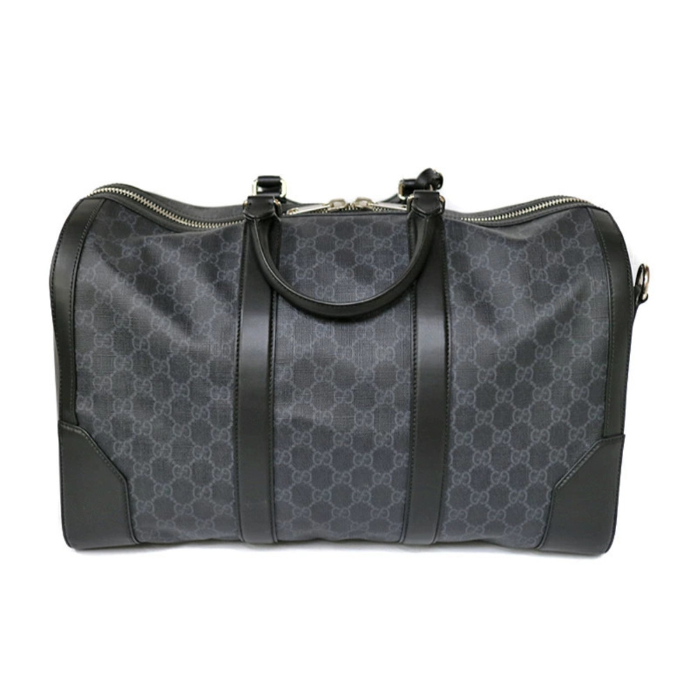 GUCCI Boston Bag Travel GG Leather Black - Picture 2 of 10